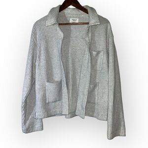 American Eagle waffle knit slacket SIZE SMALL